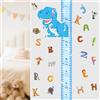 FooYee Metro da Parete 3D Giraffa per Bambini, Sticker Parete Magnetico di Crescita Rimovibile per Maschi e Femmine, Decorazione Cameretta e Asilo, Gamma di Misurazione 65-180 cm (Dinosaur)