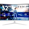 Philips Evnia 5000 32M2C5501/00 Monitor PC 80 cm (31.5") 2560 x 1440 Pixel Quad HD LCD Bianco [32M2C5501/00]