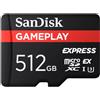 SanDisk Memoria flash SanDisk Express microSD 512GB GamePlay 880MB/s [SDSQXFN-512G-GN6GN]