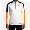 BROOKS Man-1/2 zip run visib