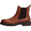 Tommy Hilfiger Donna Stivaletti Chelsea Cleated in Pelle, Marrone (Cinnamon Bark), 38