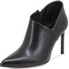 QUEEN HELENA Scarpe Chiuse con Tacco a Spillo Tronchetti a Punta Casual Eleganti Donna K2027 (Nero Pu, Sistema Taglie Calzature EU, Adulto, Donna, Numero, Media, 39)