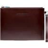 PIQUADRO - Pochette Porta Tablet Mini in Pelle Blue Square - Uomo - Mogano