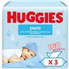 Huggies salviette pure umidificate per bambini 3 pacchi da 56 pezzi - Huggies