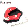 YOLENSE Per Benelli Leoncino 500 Leoncino500 BJ500 moto CNC cavalletto piede supporto laterale estensione Pad piastra di supporto ingrandisci