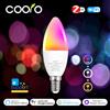 coolo Ewelink E14 Smart Wifi Lampadina a LED Zigbee RGBCW Lampada a candela Funziona con Alexa Amazon Google Home Yandex Alice Smartthings