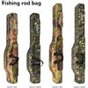 FTK Borsa da pesca in mare pieghevole a 2 strati da 1,3 m/1,5 m, borsa per canna da pesca a doppia spalla, kit di attrezzi per la pesca all'aperto