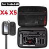 SZKOSTON Per Insta 360 X5 X4 Custodia da trasporto per Insta 360 X4 X5 Custodia rigida Custodia da viaggio per Insta360 X4 X5 Accessori