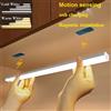 NONE Luce di rilevamento del movimento a LED Rilevazione del movimento ricaricabile tramite USB wireless adatta per luci del corridoio e delle scale dell'armadio della cucina