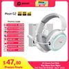 Picun G2 2.4GHz Bluetooth Cuffie da gioco wireless per PC PS4 PS5 Interruttore del telefono 5ms Bassa latenza 7.1 Surround Cuffie cablate ENC Mic