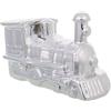 Wonderlust Deco - Salvadanaio a forma di treno 18,5x8,5x10,3 Argento 18,5x8,5x10,3h cm