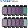 FREEWELL Kit di filtri Freewell All Day da 12 pezzi, filtri ND/PL, UV, PL, ND per accessori fotografici per fotocamere DJI Flip e DJI Lito X1