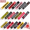 REMOVE BEFORE FLIGHT 1 PC Rimuovi prima del volo Portachiavi moto per portachiavi conducente per uomo Regali e etichette chiave per auto Ricamo Gingillo di moda