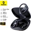 Baseus Eli 2i Fit Auricolari Open-Ear Vero Wireless Bluetooth 6.0 Ganci per l'orecchio Cuffie IPX5 Auricolari sportivi impermeabili Bass Boost