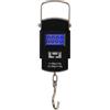 NONE Bilancia digitale per valigie 50 kg | Bilancia portatile per bagagli con display LCD retroilluminato | Precisione 5g/10g, 4 Unità (kg/lb/g/oz), Funzione Tara, Acciaio Inox | Include 2 batterie