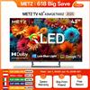 METZ QLED TV 43 pollici 4K Smart LED Televisione Google Tele HDR 10 MEMC DBX Dolby Atmos Game Hub EyeCare Sintonizzatore 2025 43 MQF7500Z