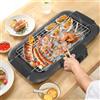 NONE Griglia da tavolo elettrica 2000W Piastra per griglia a 6 ingranaggi di temperatura Griglia per barbecue elettrica durevole per riunioni di famiglia Campeggio al coperto