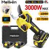 MELLWIN Forbici da Potatura Elettriche 60MM Senza Spazzole, Cesoie Cordless per Potatura, Tagliarami per Giardino, Compatibili con Batteria Makita 18V