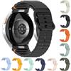 CAOWTAN Cinturino in silicone per Samsung Galaxy Watch 7 6 5 4 40/44mm 6Classic 43/47mm Cinturino a sgancio rapido senza spazi vuoti per orologio 5Pro Bracciale da 45 mm