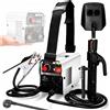 DWiusty Saldatore inverter IGBT MMA200, supporto per saldatura MIG/MAG/TIG/manuale, con alimentazione automatica del filo, saldatore ad arco portatile.