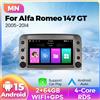 MEKEDE Android Auto Wireles Carplay Autoradio Lettore multimediale automobilistico per Alfa Romeo 147 GT 937 2005-2014 Navigazione GPS