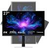 NONE Monitor KTC H27T6 27" IPS QHD 2560x1440, 210Hz (Overdrive), HDR400, 131% sRGB, 450 cd/m², FreeSync/G-Sync, VESA 100x100, Blu Light Filter, HDMI 2.0, DP 1.4, Bianco
