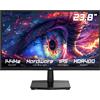 NONE TITAN ARMY P2418C Monitor da Ufficio 24 Pollici, Piatto 16:9 IPS, FHD@144Hz, HDR400, 99% sRGB, Riduzione della Luce Blu Hardware, Adaptive-Sync, Inclinabile, VESA 100*100mm