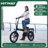 HITWAY Bicicletta elettrica HITWAY, E-Bike pieghevole, Bici da città, Batteria al litio 36V/13Ah, Autonomia elettrica da 35-90 km