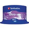 NONE DVD+R e DVD-R 4,7 GB 16X - Confezione da 50 o 10 unità (DVD+R) | Confezione da 10 (DVD-R) | Dischi Vuoti Registabili ad Alta Velocità | Superficie argento opaco | Archiviazione sicura per