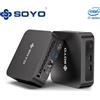 SOYO Mini PC Y5 PLUS con CPU Intel i7 4650U, 8GB di RAM, SSD M.2 da 128GB, Mini Computer Desktop con Doppio Display 4K, WiFi 5, BT4.2, USB-C