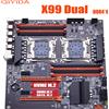 QIYIDA Scheda Madre QIYIDA X99 Dual Chip X99 C612 Supporta CPU LGA 2011-3 RAM DDR4 NVME NGFF M.2 USB3.0 SATA3.0 PCI16X