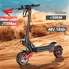 NONE Monopattino Elettrico J15MAX con Motore Brushless, Batteria 48V18AH, Freni a Disco Doppi, Pneumatici Fuoristrada da 11 Pollici