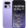 NONE Telefono - realme 16 Pro 5G Smartphone, Versione Europea, Batteria da 6500mAh, Fotocamera Principale da 200MP con OIS, Schermo AMOLED a 144Hz, Chipset Dimensity 7300-Max, eSIM, IP66/68/69
