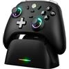 NONE Set di Controller Wireless Pro ECHTPower per Switch2, Android, iOS, Joystick con Vibrazione, Batteria da 800mAh, Nero