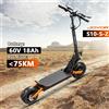 JOYOR Monopattino Elettrico JOYOR S10-S-Z, Doppio Motore 60V18Ah con Indicatori di Direzione e Pneumatici Larghi