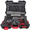 NONE Set Professionale Mixury con Cricchetto da 215 Pezzi con Valigetta - Bussole, Inserti TORX, Chiavi a Brugola e Fisse