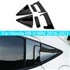 NONE Per Honda HR-V HRV Vezel 2014-2021 Copri Maniglie Porta Auto in Carbonio Nero Lucido Cromato, Protezione Adesiva per Accessori Auto