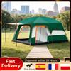 NONE Tenda Familiare Grande di Lusso per Campeggio con Stanze, per 2-4 Persone, Impermeabile, Design con Una Camera da Letto e Un Soggiorno, Tenda Grande