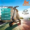 Monopattino Elettrico Kukirin G2 Pro VMP 48V 15.6Ah, Motore 500W, Autonomia 65KM e Velocità 25km/h, Pneumatici Sottovuoto da 9 Pollici, Certificato DGT