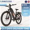NONE Bicicletta Elettrica Lankeleisi MX600 Pro, Batteria al Litio 48V20Ah, Motore Brushless 500W, Freno Idraulico, Bici Elettrica da 27,5 Pollici