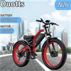 NONE Bicicletta Elettrica Duotts N26 con Batteria al Litio 48V20Ah, Freno Idraulico, Doppio Motore 1500W, Cambio 7S, Pneumatici Fat 4.0