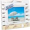 Wonderlust Deco - Portafoto in legno 20x17 bianco 27x2x22h cm Bianco 27x2x22h cm