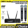 NONE Microfono Wireless Professionale Doppio SLXD-4/B58 per Performance sul Palco, 2 Canali 600MHz, Karaoke, Microfono a Mano in Metallo SLXD2