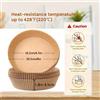 NONE 50 Pezzi di Carta Antiaderente da 16cm per Friggitrice ad Aria, Accessori per Microonde e Friggitrice ad Aria, Carta da Forno per Casa e Cucina