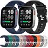 NONE Cinturino sportivo da 20-22 mm per Huami AMAZFIT BIP MAX/BALANCE 2/Active 2 3, cinturino in silicone per Samsung Galaxy Watch 7 6 5 4 3.