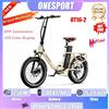 NONE Bicicletta elettrica ONESPORT OT16-2, pieghevole, motore da 250W, batteria da 48V 15.6Ah, pneumatici da 20 pollici, velocità massima 25 km/h, e-bike per la città