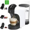 NONE WOOX Macchina da caffè a capsule 3 in 1 completamente automatica con potente motore da 1400 W per caffè macinato, Dolce Gusto e Nespresso, comandi touch con 7 livelli di volume regolabili, pressione