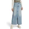 G-STAR Viktoria Long Skirt, Gonna Donna, Blu (Sun Faded Fogbow D24385-d436-g671), 30W