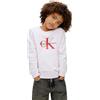 Calvin Klein Bambini Unisex Felpa Monogram Terry con Scollo Rotondo, Rosa (Pearly Pink), 8 Anni