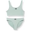 Calvin Klein Bikini Bralette per Bambine, Ky0Ky00093, Top da Bagno, Grigio (giadeite), 14-16 Anni